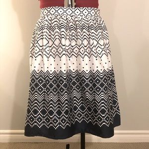 2/$10 Cotton navy & blue full skirt